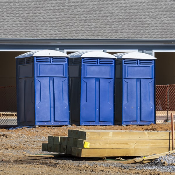 do you offer hand sanitizer dispensers inside the portable restrooms in Thornville Ohio